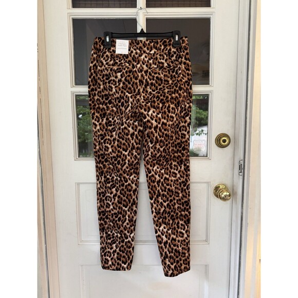 Talbots Leopard Print Ankle Pants - Picture 7 of 11